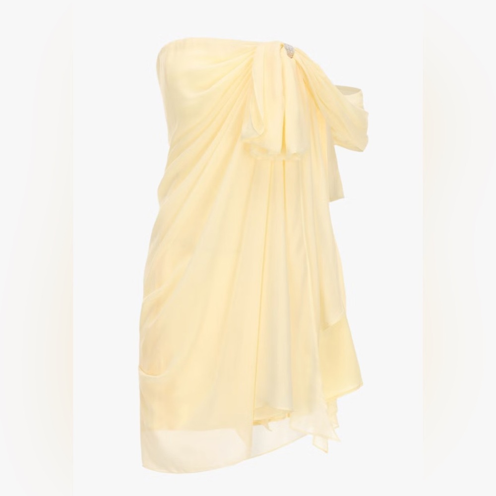 Nana Jacqueline Yellow Mini Dress